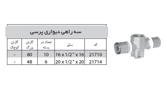 سه راهی دیواری پرسی