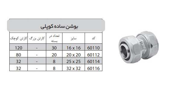 بوشن ساده کوپلی