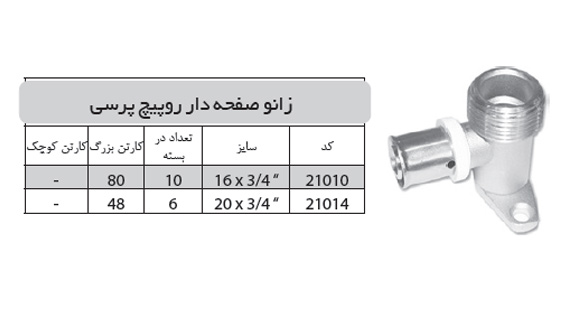 زانو صفحه دار روپیچ پرسی